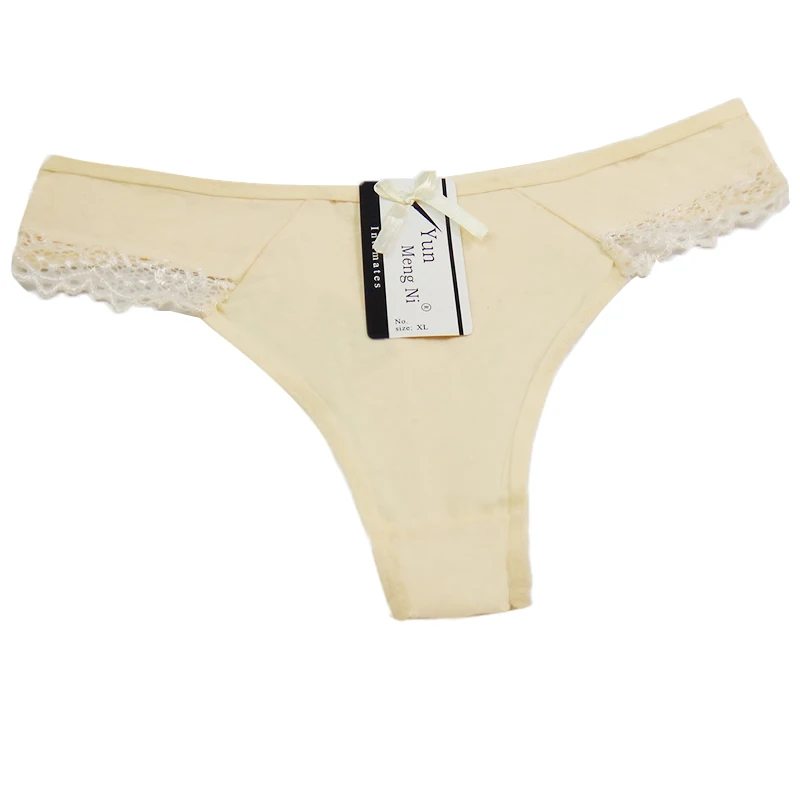 Трусики-стринги женские хлопковые с низкой посадкой 12 шт./упаковка | Женская