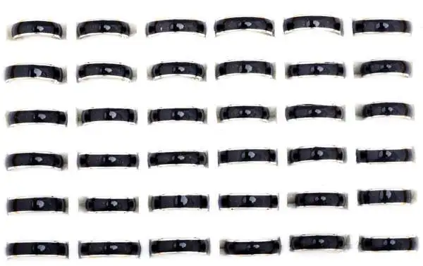 Оптовые ювелирные украшения 10 шт. смешанные меняющие цвет серебряные кольца