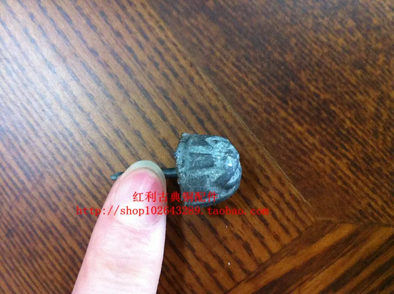 Classical Chinese antique copper fittings bonus nail gun / door doornail wooden decoration screw drum cap | Обустройство дома