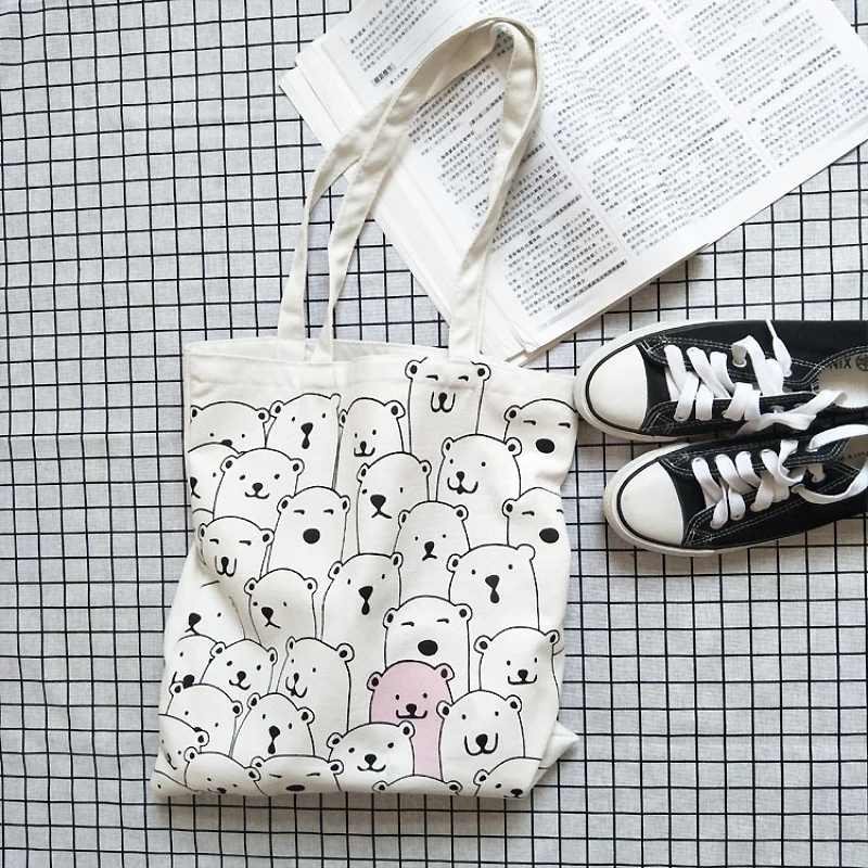 Youda узор обесцвечиваемая Холщовая Сумка простая модная Милая дамская сумочка с