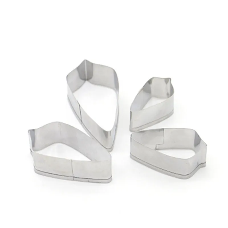 Flower Shape Stainless Steel Cookie Cutters Petal Baking Biscuit Mold Pastry Fondant Cake Cutter Decorating | Дом и сад