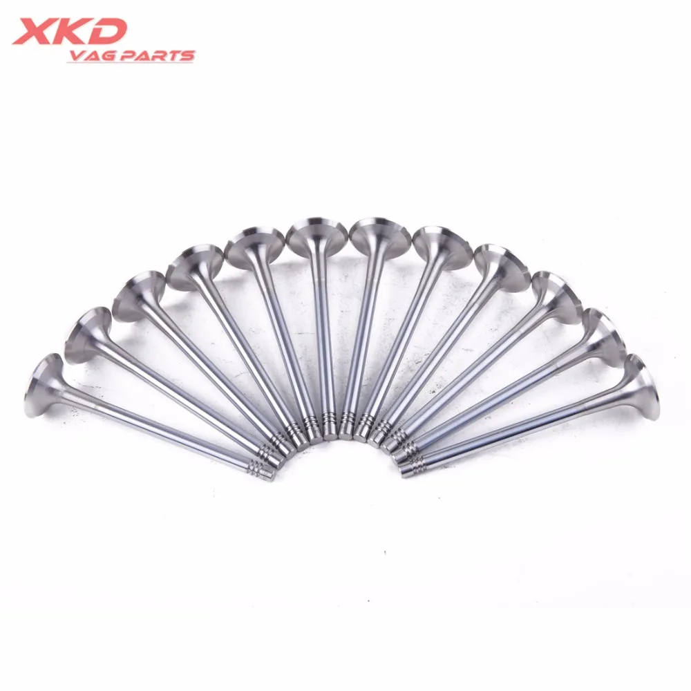 3.2L впускной и выпускной клапаны Набор для au-di A4 S4 A5 Q5 06E109601E 06D109611L 06E 109 601 E 06D 611 L