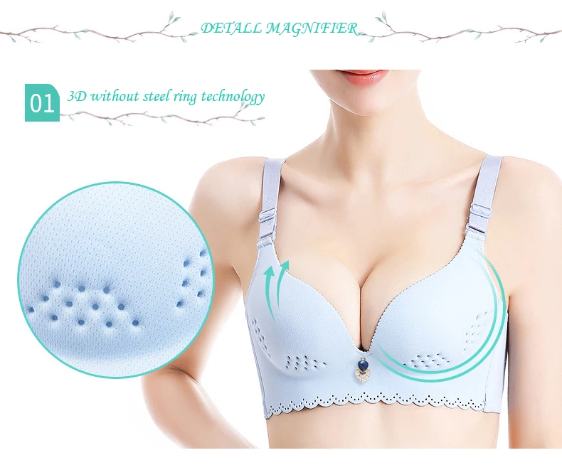 Seamless Bra Plus Size Bras For Woman Comfortable Breathable Underwear Woman Push Up Brassiere Bra Gather Adjustable Women BH бюстгалтерженское бельебюстгальтербелье женскоенижнее белье женскоелифчик без лямокпуш аплив