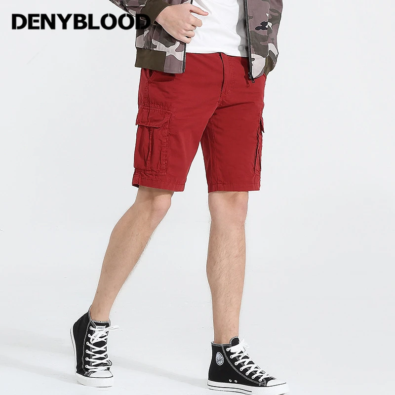 Летние мужские шорты denyкрови Jeans Новое поступление 2018 хлопковые карго бриджи