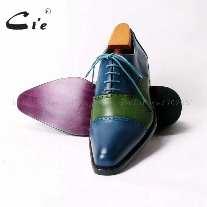 cie pointed captoe bespoke mens leather shoe custom handmade calf outsole breathable dress casual oxford OX316 | Обувь