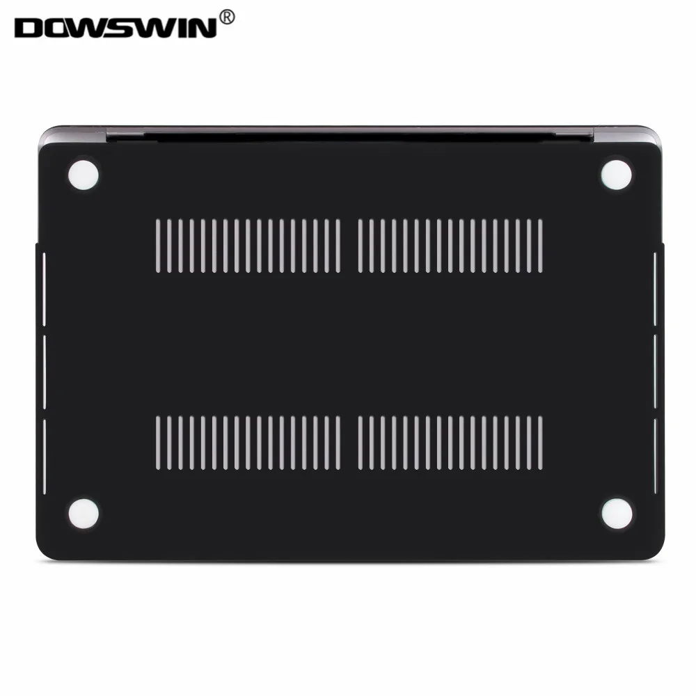 Для MacBook Air чехол для MacBook Pro 13 15 крышка клавиатуры, dowswin Пластик чехол для MacBook 11 12 13 15 Матовая Жесткий чехол