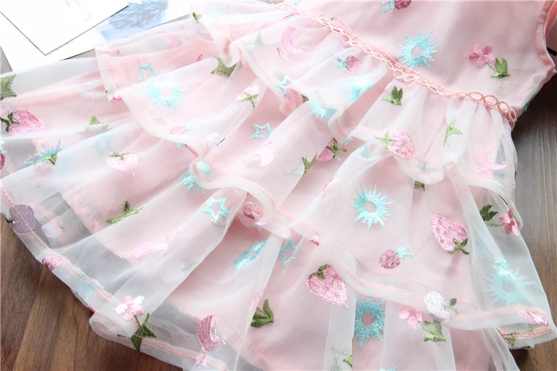 Cute Girls Dress New Summer Clothes Cupcake Flower Princess Children For Baby Dresses Casual Wear 2Y | Детская одежда и обувь