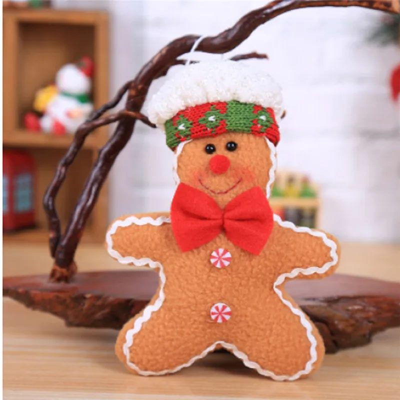 1 шт./компл. рождественские украшения в виде имбиря Рождественская елка подвесное