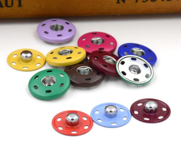 Красочные кнопки невидимые темные пряжки рубашка кнопка пальто свитер