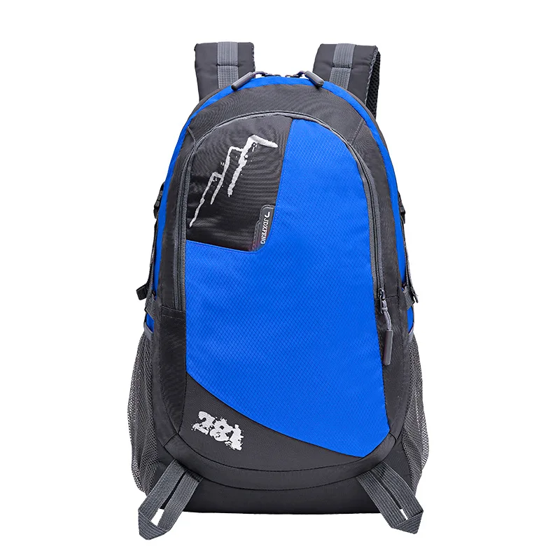 Оксфорд Мужская Двойной Мешок Плеча Лоскутное Молния Моды Ноутбук Рюкзак