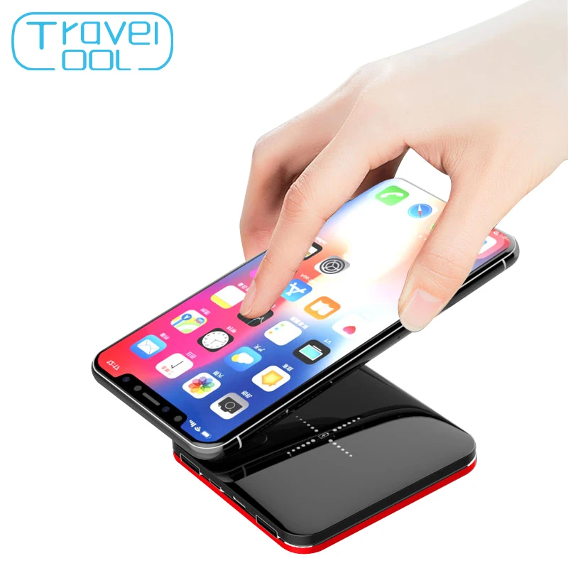Travelcool 8000 мА/ч беспроводной внешний аккумулятор мобильный Qi повербанк аксессуары
