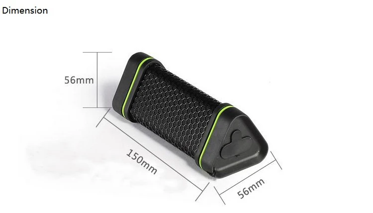 

Rainproof Dustproof Antiscratch Antishock Portable Bluetooth Speaker Mini Bluetooth 2.1 EDR Stereo Outdoor Black Free Shipping