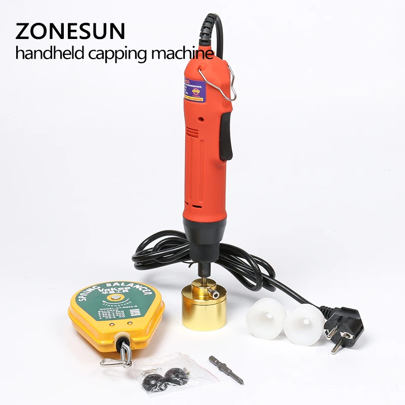 

ZONESUN 100% Warranty SG-1550 Smoke Oil Bottle Capping Machine Cap Screwing Machine Electric Cap Sealing