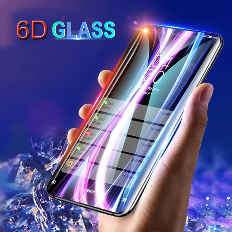 6D полное покрытие Закаленное стекло пленка протектор для Huawei P20 Pro Honor 8x 10i Nova 3i