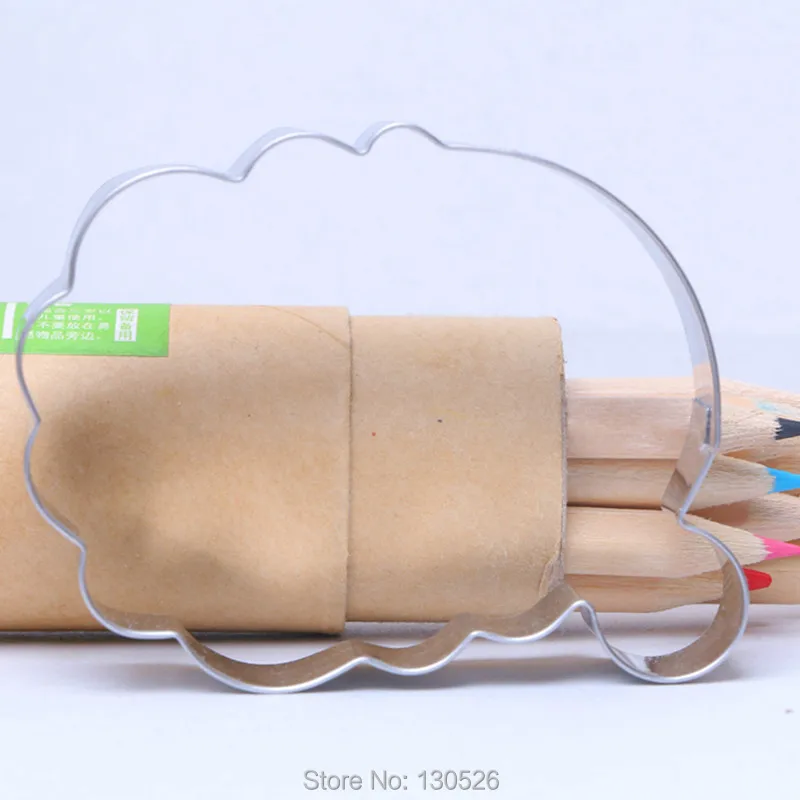 1 шт. новое рождественское Санта Форма торт Нержавеющая сталь трафареты для