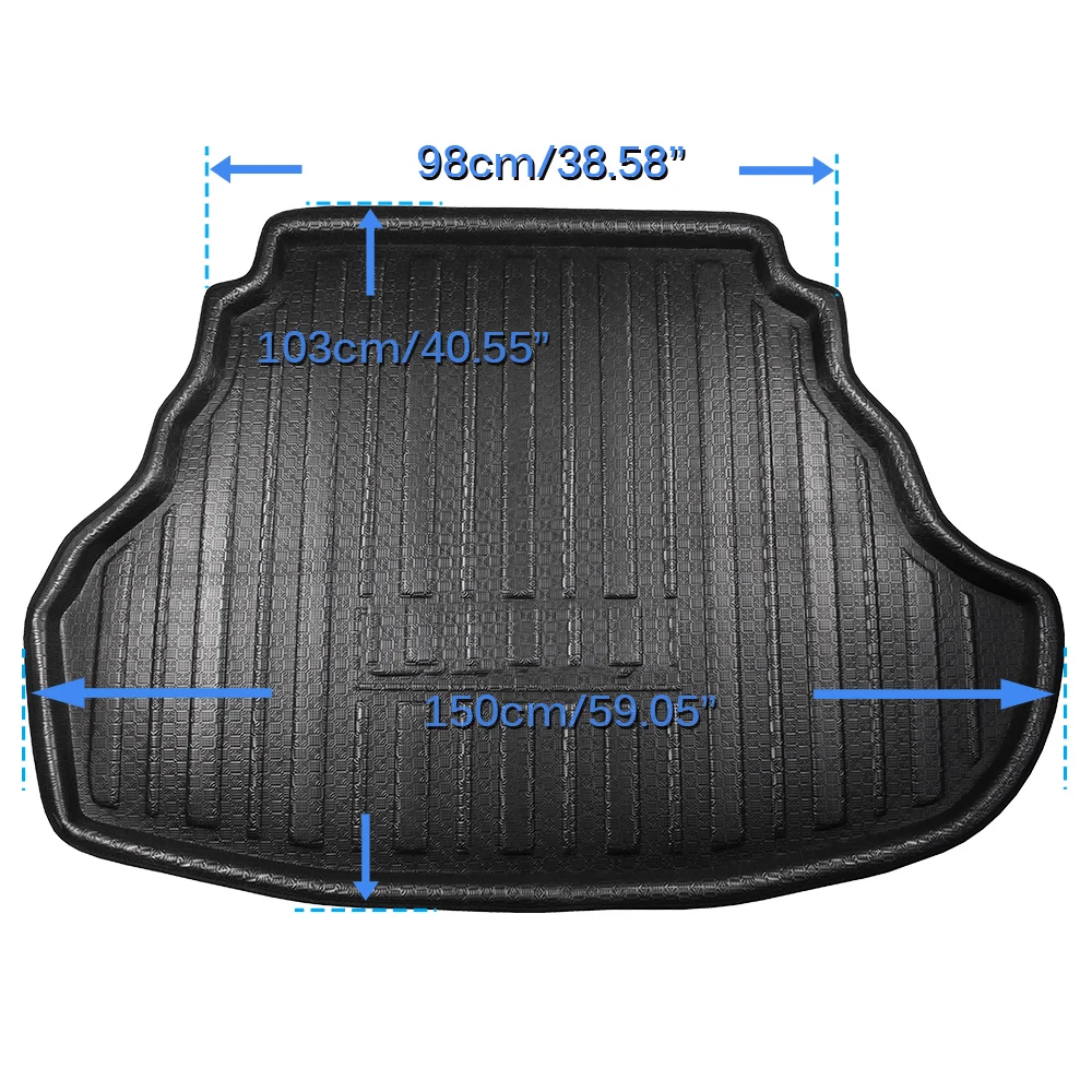 Cawanerl автомобильный коврик для багажника поднос напольных ботинок заднего ковра
