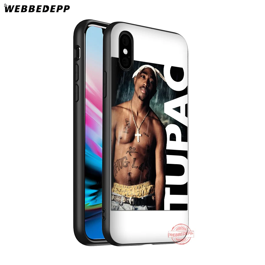 WEBBEDEPP 2pac Tupac и Biggie Мягкий силиконовый чехол для iPhone 8 7 6S 6 Plus 11 Pro XS Max XR X 5 | Мобильные
