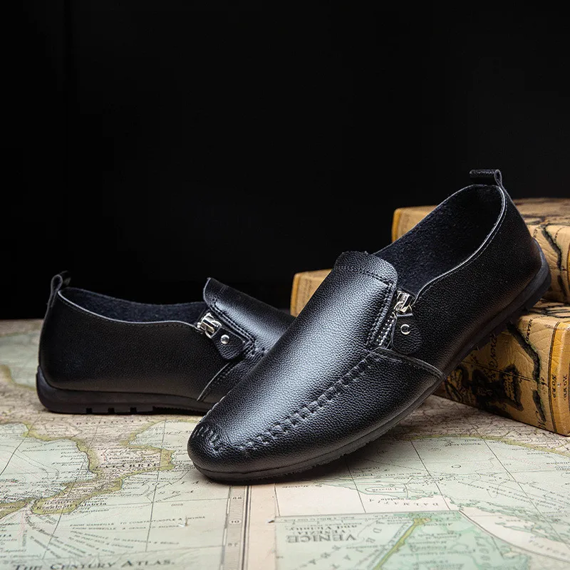 Мужская обувь сезон осень Новинка Корейская мужская в горошек дышащие мужские