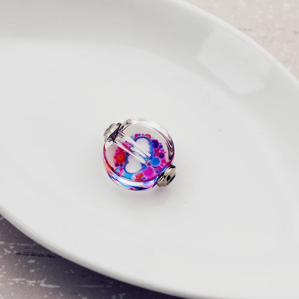 Индивидуальный рисунок 50 шт./лот голубое сердце блестящее искусство |