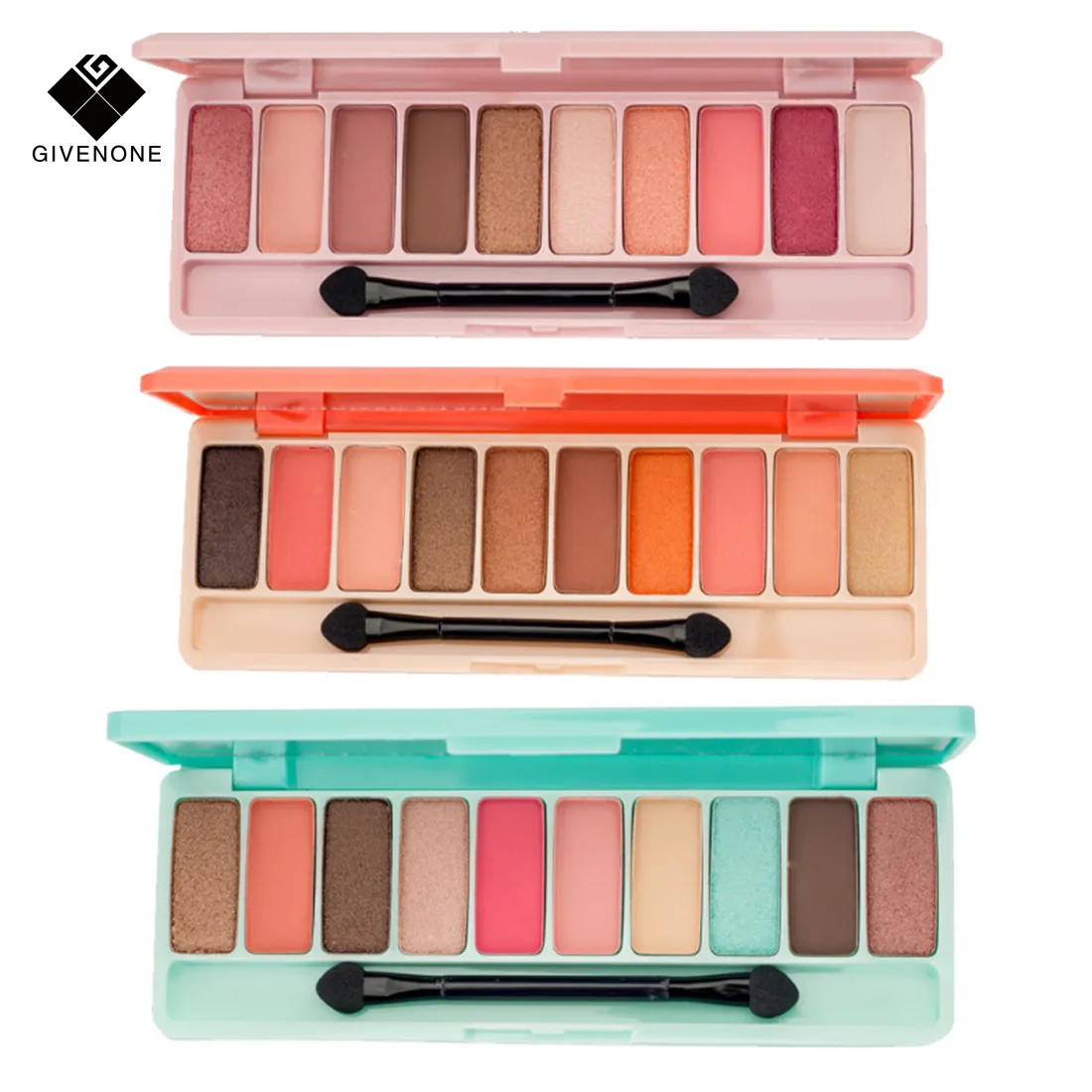 10 Colors Pressed Eye Shadow Palette Matte Shimmer Glitter Eyeshadow Makeup Palette Nude Eye Shadow Powder Make Up
