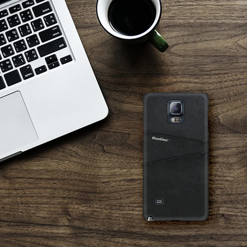 Винтажная кожаная задняя крышка для Samsung Galaxy Note 4 чехол телефона Edge N9150 из