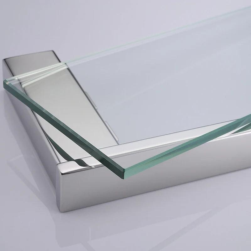 Зеркальная полированная полка для унитаза из нержавеющей стали SUS 304 твердая