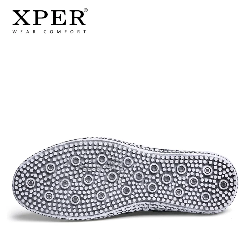 Модные мужские повседневные туфли XPER из натуральной кожи мягкие ручной работы