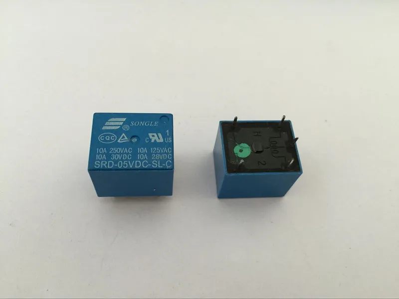 50 шт. реле питания 5 В 10 А 5P T73 одно выключение|power relay|relay 50pcs5p relay |