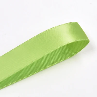 apple green 550 YAMA 25 28 32 38 мм 100 ярдов/партия двусторонний сатиновый ленточный светильник темно-зеленого цвета для вечерние украшения свадьбы ручной работы - Цвет: apple green 550