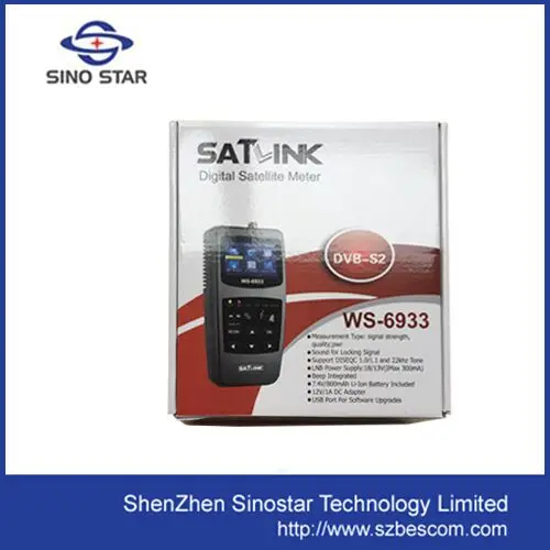 Satlink HD DVB S спутниковый искатель WS 6933 & S2 sat спутник Локализатор ТВ Finder 6933|satellite finder|sat