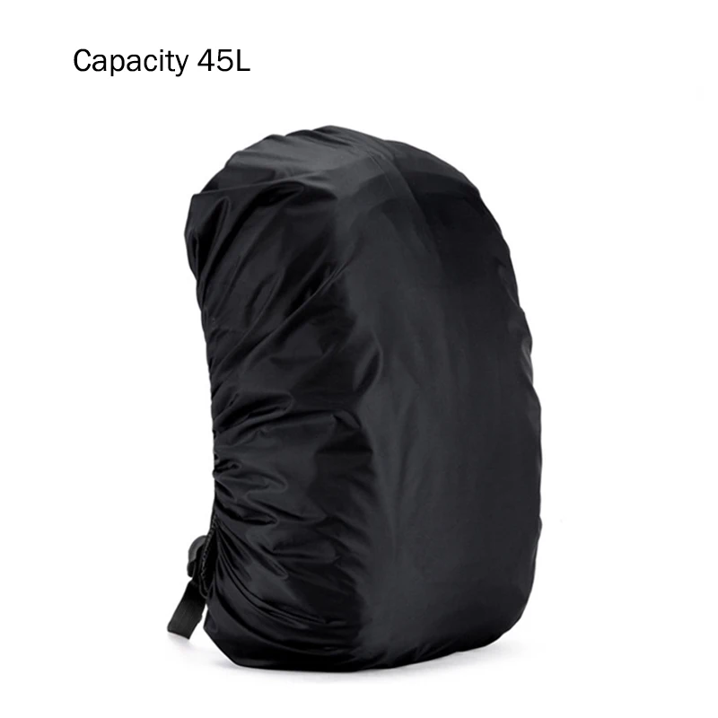 45L Black 35Л 45л 70Л водонепроницаемый пылезащитный дождевик портативный рюкзак дождевики путешествия Кемпинг рюкзак сумка непромокаемые Rusksack Чехлы XA116D - Цвет: 45L Black