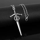 Dongsheng новые серийные ювелирные изделия Outlander ожерелье из бусин, цепочка-чокер подвески в форме меча ожерелье для аксессуаров колье мужские подарки