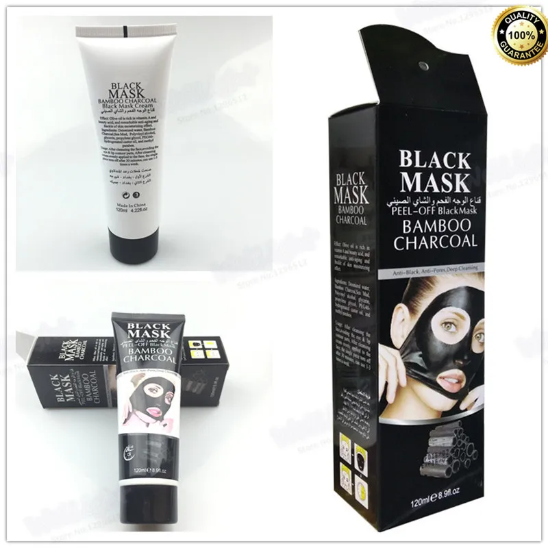 Маска для отбеливания кожи с бамбуковым углем 120 мл/трубка|mask for blackheads|whitening maskskin