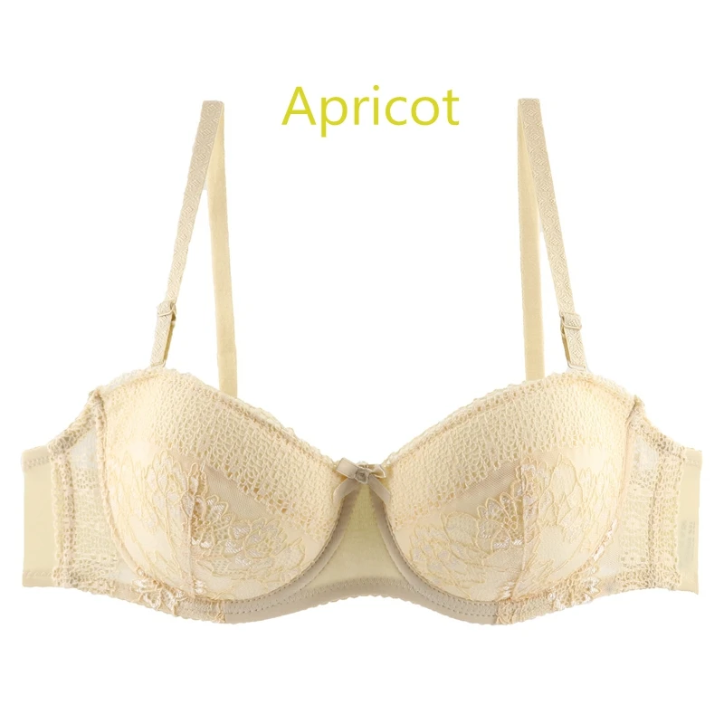 Beauwear Ladies Secret сексуальный Деми Балконный бюстгальтер для женщин кружевной хлопковый бюстгальтер на косточках размера плюс A B C D 75 80 85 90 большая грудь