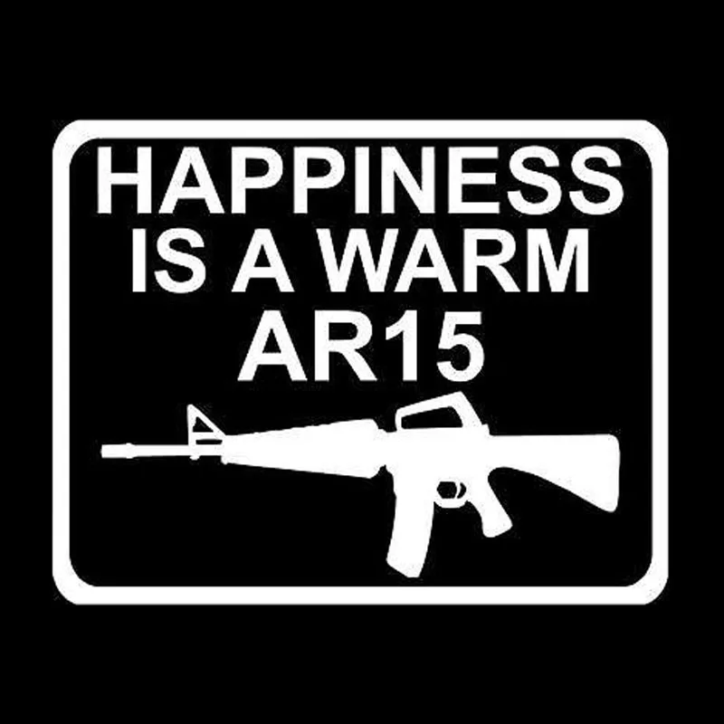 12 4X9 8 см счастливая тёплая наклейка AR15 стильная фотография автомобиля|car sticker|decals