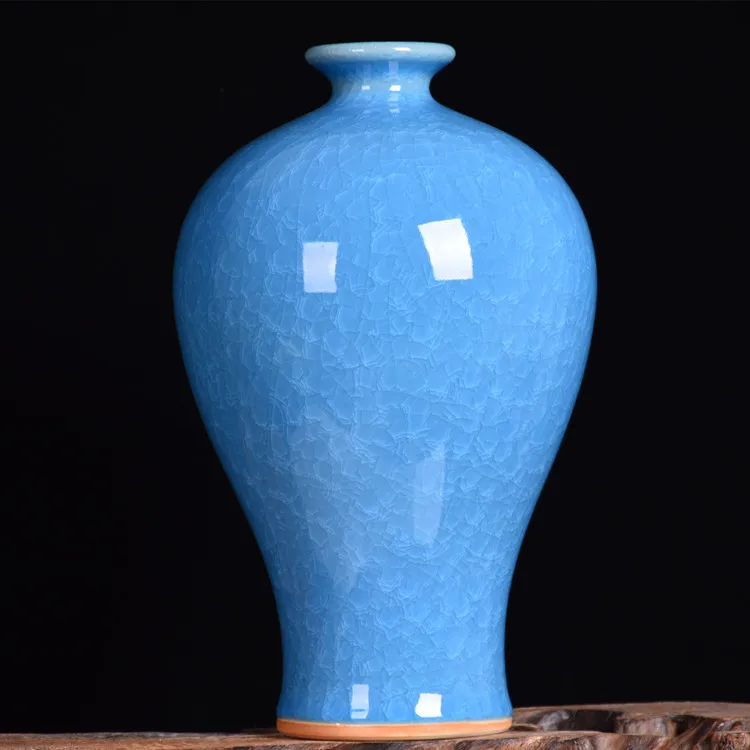 Керамическая Высококачественная антикварная печь Jingdezhen глазурованная ваза с