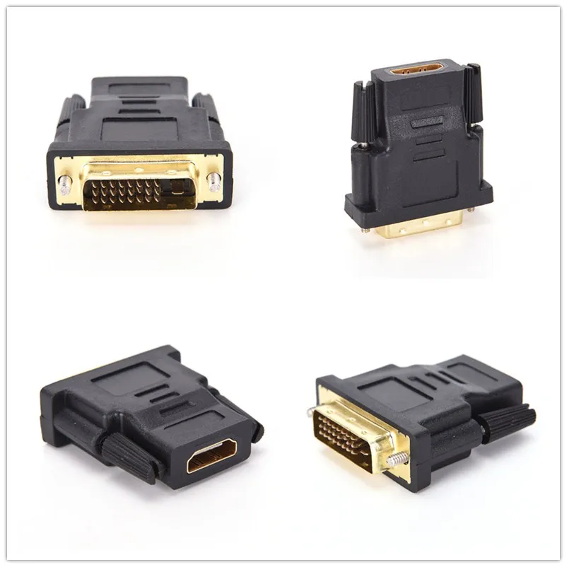 Струйное 1 шт. DVI D 24 + Pin типа папа к совместимые женщины M F адаптер конвертер для HDTV