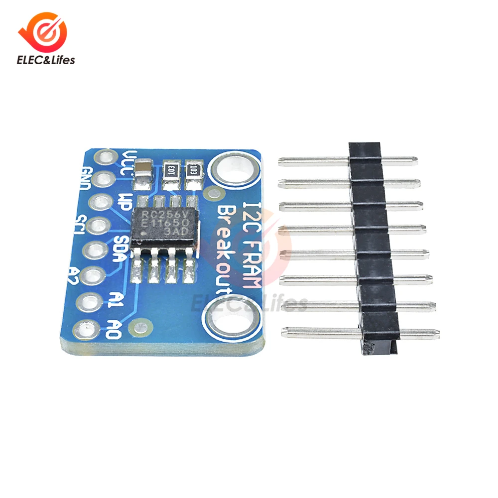 Коммутационная плата MB85RC256V I2C IIC FRAM не летучая память IC макетная Инструмент