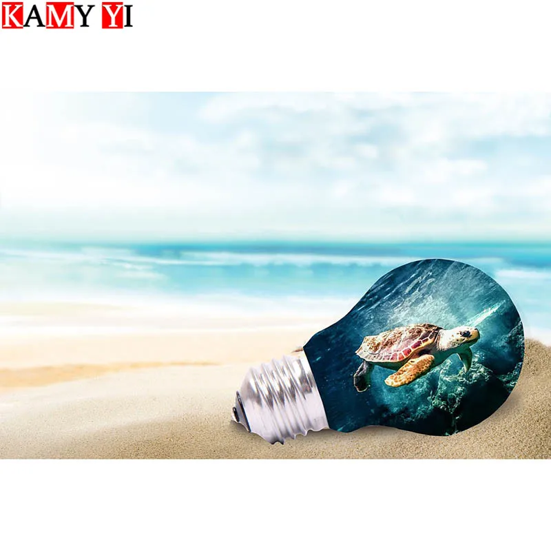 5d Diy Алмазная вышивка крестиком на рисунке ракушка Кристалл бриллиантовой