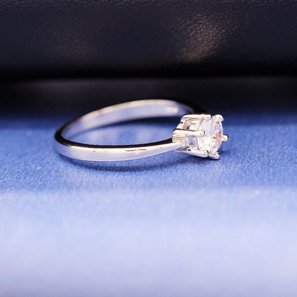 Скидка 5% обручальные кольца для женщин влюбленных подарок серебряный Цвет