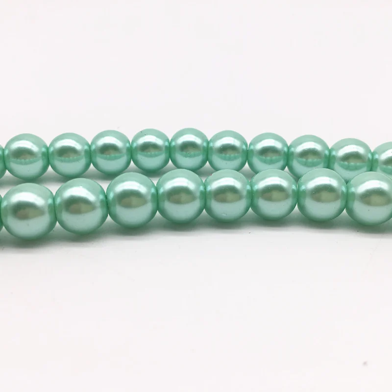 Wholesale 4/6/8/10mm Round Ball Loose Glass Pearl Spacer Charm Beads DIY Jewelry Making #04 | Украшения и аксессуары