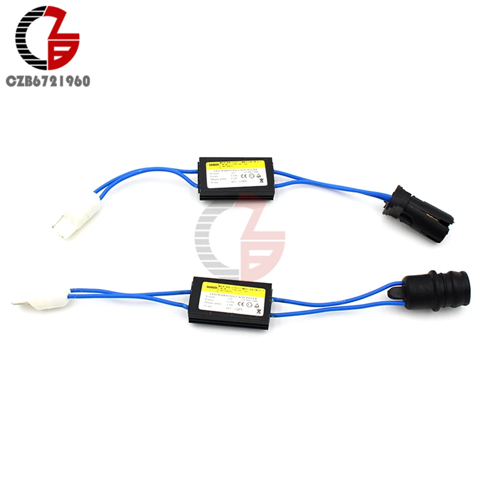 12V светодиодный Предупреждение декодер компенсатора 501 T10 W5W без CAN-BUS ОКБ ошибка нагрузочный резистор