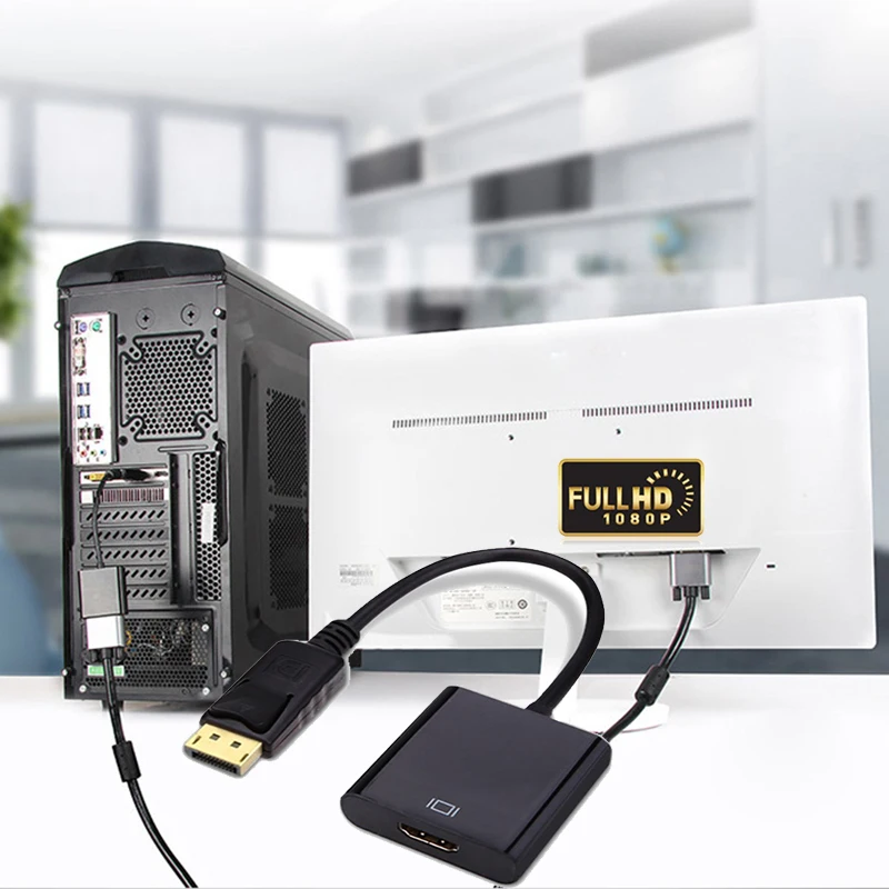 Hxairt HDMI в VGA адаптер 1080P кабель HDMI в VGA конвертер адаптер для PS3 PS4 ноутбук ТВ коробка HDTV XBOX с аудио кабелем