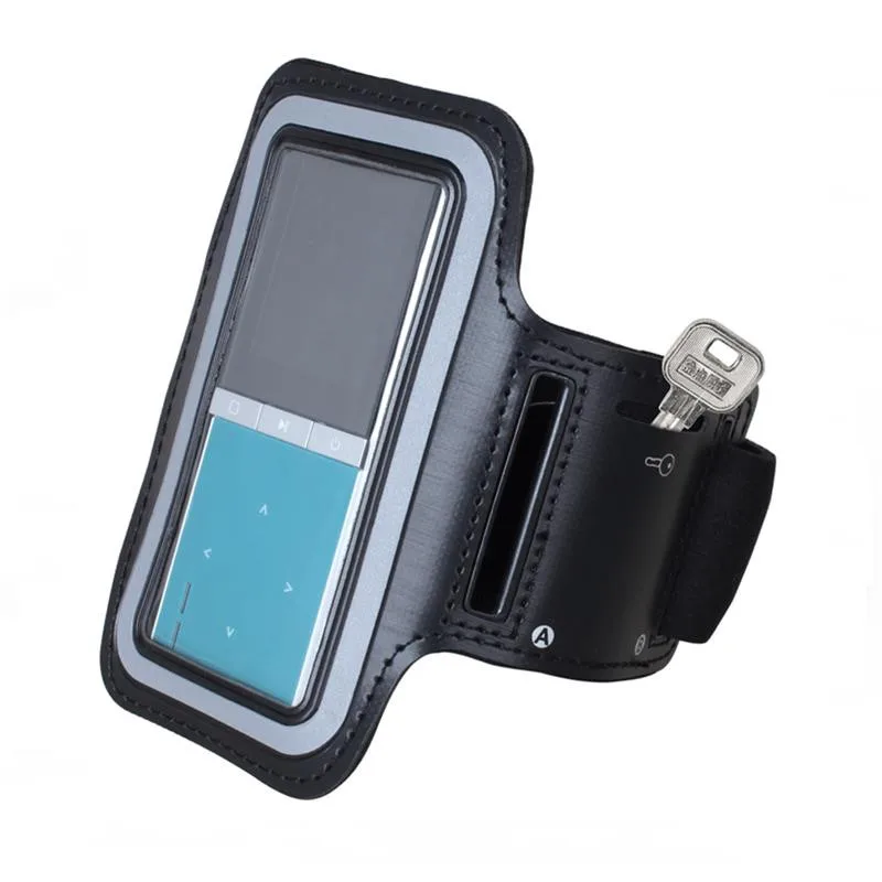 Чехол на руку для занятий спортом чехол Ipod nano 4th 5th ONN RUIZU MP3 Player черная сумка