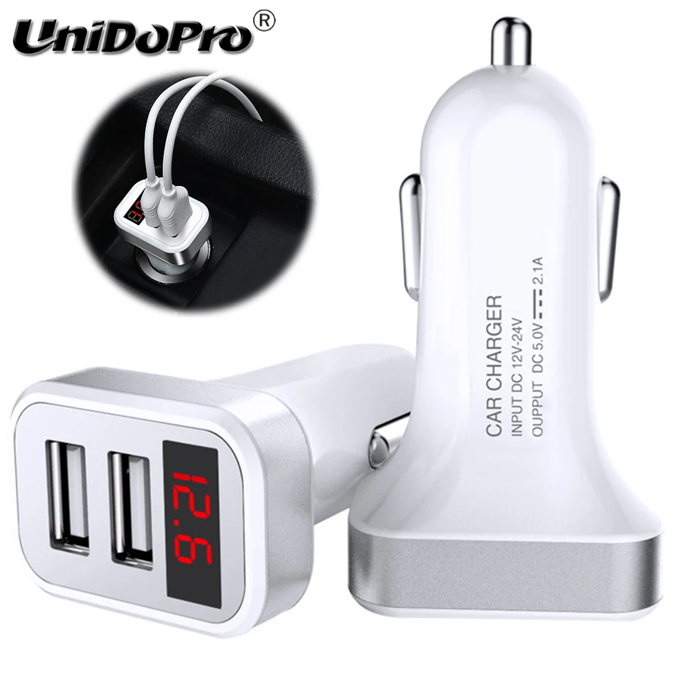 Автомобильное зарядное устройство UNIDOPRO с двумя USB-портами 5 В 2 1 А | Мобильные