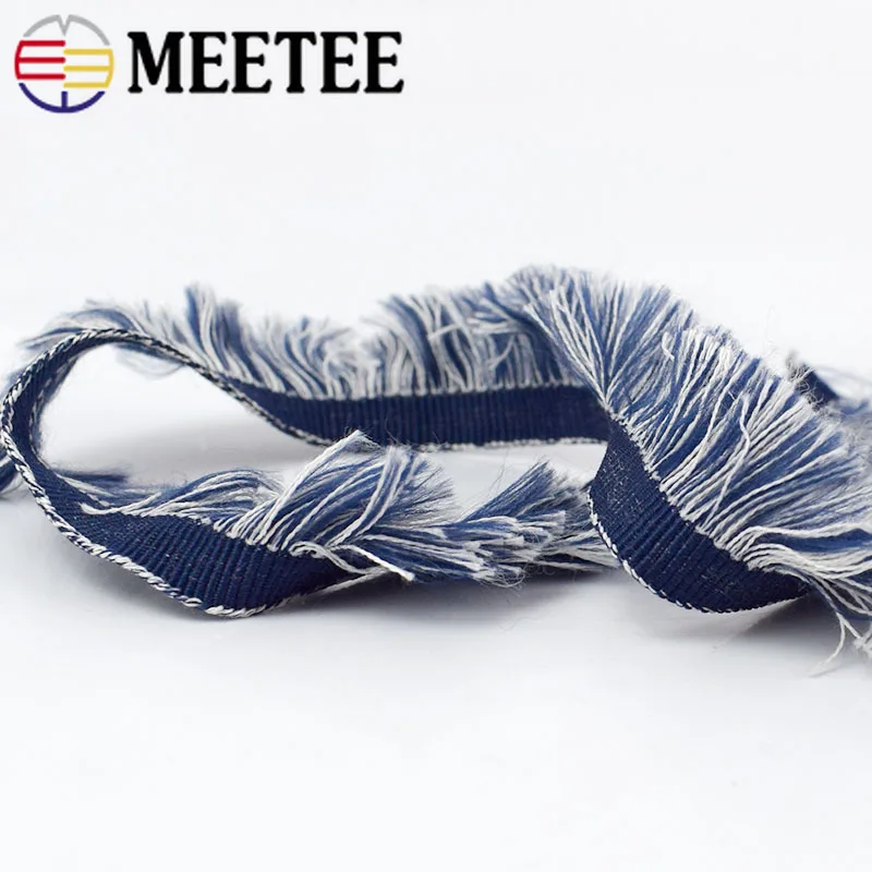 Meetee 9yards 23mm Fringe Lace Decorative Webbing DIY Handmade Hat Neckline Jewelry Clothing Home Accessories Ribbon BD360 | Дом и сад