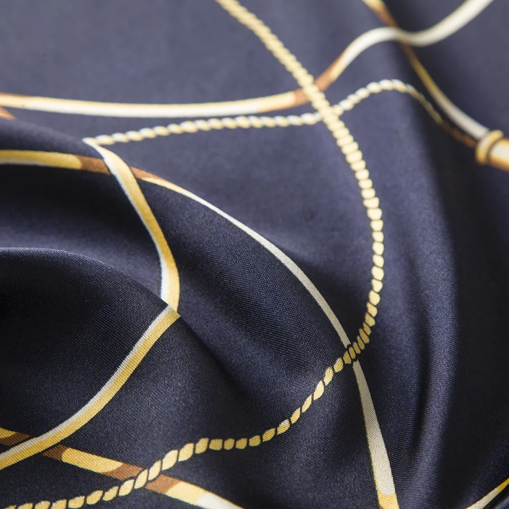 2017 Евро винтажном стиле люксовый бренд большой площади шелковые шарфы для женщин