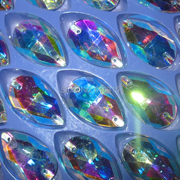 10 5*18 мм 100 шт. в упаковке форме капли|crystal flat|ab crystalflat back crystals |