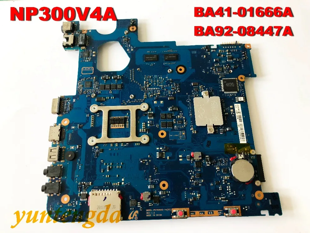 Оригинальное для Samsung NP300V4A материнская плата BA41 01666A BA92 08447A испытанное хорошее