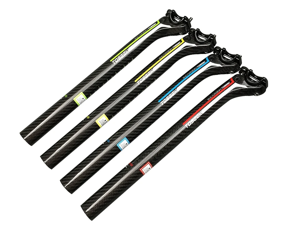 TOSEEK велосипедная Подседельный штырь из углеродного волокна MTB шоссейная 27 2/30 8/31